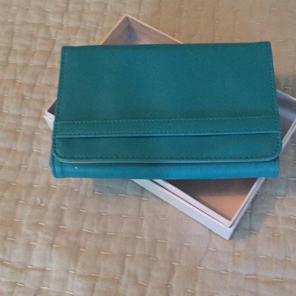 Gemline wallet in turquoise